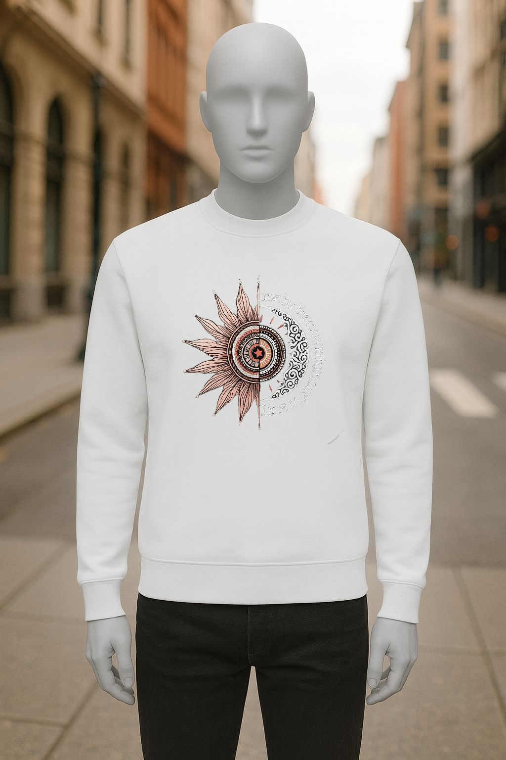 SUDADERA BLANCO