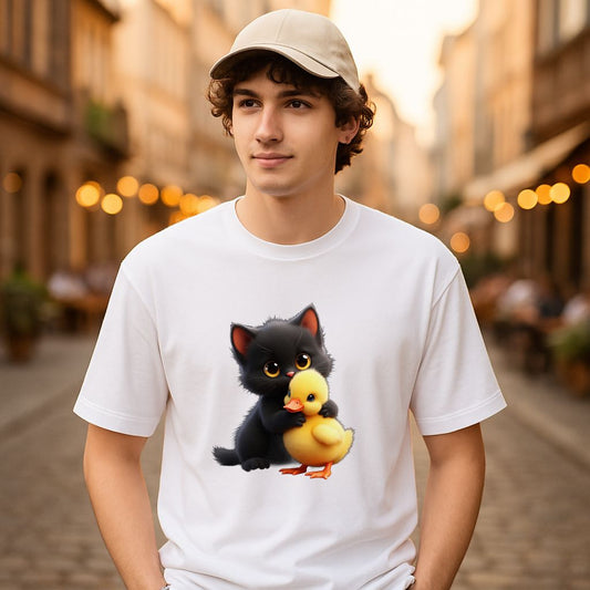 Camiseta dibujo blanca