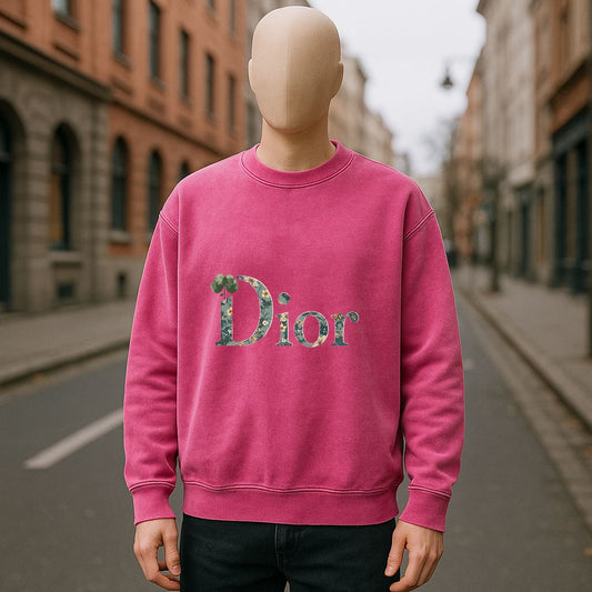 sudadera con dibujo ROSA ROJA