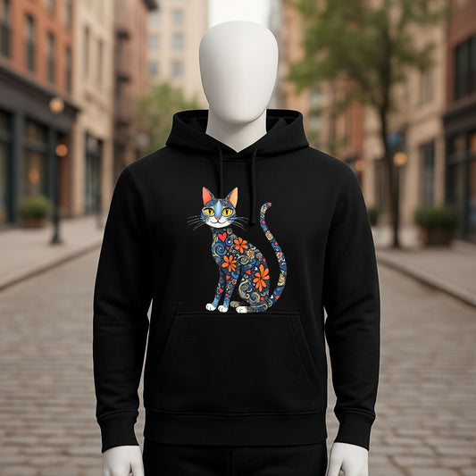 Sudadera negra con capucha