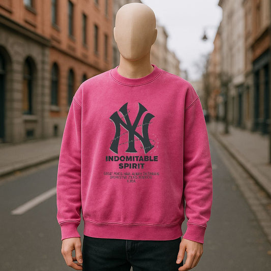 sudadera con dibujo ROSA ROJA